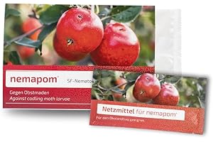 Apfelwickler bekämpfen mit e-nema SF Nematoden | 10 Mio. für 3 Hochstämme oder 10 Spalierbäume inkl. Netzmittel | nemapom