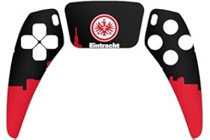 DeinDesign Skin kompatibel mit Sony PlayStation 5 Controller PS5 Folie Sticker Eintracht Frankfurt SGE Skyline