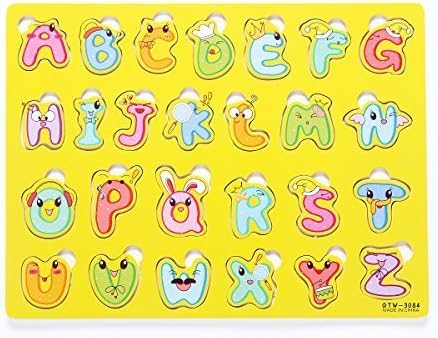 Vidatoy Cartoon Style 26 Pcs Alphabet Matching Puzzle For Kids(Capital Letters) -PP