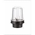 wonder star bullet jar 300ML for 2 lock mixer grinders ||for bajaj, sumeet, presstige, preeti, orient, chroma, etc ||transparent polycarbonate body || 500 watts& more mixer grinder comaptibe