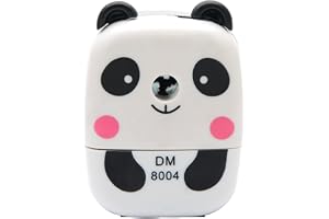Taille-crayon manuel pour le bureau, la salle de classe - Motif mignon (Panda)