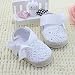 Kolylong Baby Summer Infant Toddler Princess First Walkers Shoes Bow Shoes Sandals (6~12 Month, White)