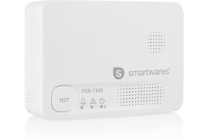 Smartwares kolmonoxiddetektor FGA-13051 - sensor 10 år - testknapp