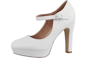 Elara Zapato de Tacón Alto con Correa Mujer Vintage Chunkyrayan