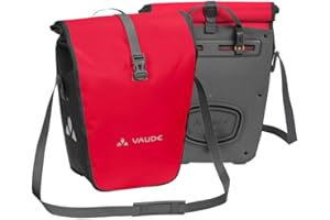 ‎VAUDE VAUDE Fahrradtaschen für Gepäckträger Aqua Back 2x24L, 2 x Hinterradtaschen wasserdicht, Fahrrad Gepäckträgertasche hinten, einfache Befestigung – Made in Germany