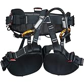 SOB Climbing Harness, Half Body Anti-fall Harness Safety Harness for Rock Climbing, Rappelling, Mountaineering