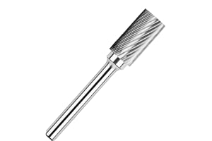 AMONENZ Fresas para Metal, Fresa de Metal Duro con Vástago de 6 mm, Longitud de 70 mm y Diámetro de Hoja de 12 mm, Solo Filo Lima Giratoria de Corte, para Mecanizar Hierro, Cobre y Acero Inoxidable