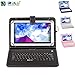 Price comparison product image ARBUYSHOP iRULU X1 Pro 10.1" Tablet PC Allwinner A83T Android 4.4 Tablet Octa Core Dual Camera 1G/16GB HDMI 1024*600 WIFI 2015 Newest Hot,Add Black Keyboard