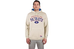 New England Patriots NFL 3rd Down Hooded Pullover Classic Stone Official Team Color Sudadera con Capucha Unisex Adulto