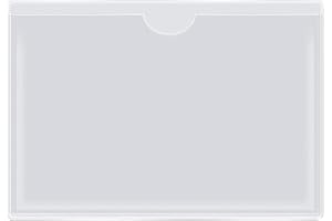 PCL Media ltd Car Parking Windscreen Ticket Holder Self Adhesive Pocket Thumb Cut or Membership Cards Slimming World or Weight Watchers - Self Adhesive Business Card Holder