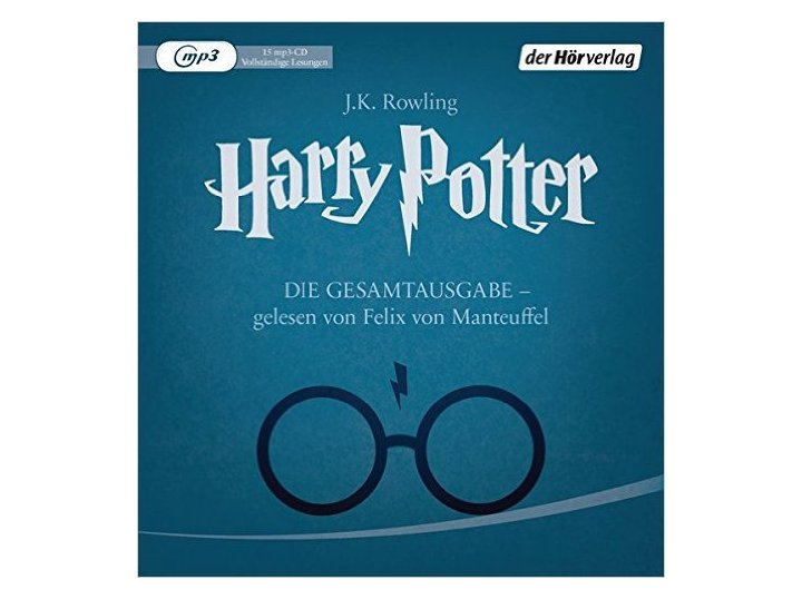 Harry Potter Die Gesamtausgabe gelesen von Felix von Manteuffel Amazon.de J.K. Rowling