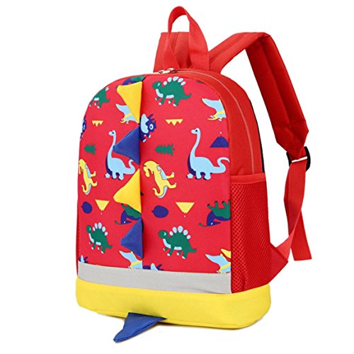 Preisvergleich Produktbild Moonuy_Schultasche Baby Jungen Mädchen Kinder Rucksack Dinosaurier Muster Tiere Kleinkind Schultertasche mit Reißverschluss