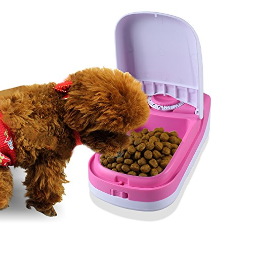 confronta il prezzo wopet distributori di cibo automatico con un gatto Timer di cane, 1 Pasto miglior prezzo