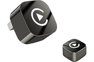 KANANAFEEL Adattatore CarPlay Wireless, adatto per Veicoli Dotati di CarPlay cablato, la funzionalità Plug and Play consente una Connessione rapida e stabile CarPlay Wireless, Dotato di Adattatore di Tipo C