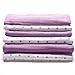 Lovjoy 100% cotton muslin squares - Pack of 6 (LITTLE STARS PINKS) 70 x 70 cms