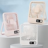 G&uuml;ncel&Ccedil;arşı Şarjlı Taşınabilir Sessiz Masa Vantilat&ouml;r&uuml;, 1 Adet, 180&deg; Ayarlanabilir, 5 Hız, LED G&ouml;stergeli, Type-C Şarj Edileb
