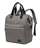 LCY Stilvolle Multifunktions-Rucksack Tote Baby Wickeltasche, mit Wickelunterlage