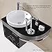 Anself Aluminium Alloy Razor & Shaving Brush Stand