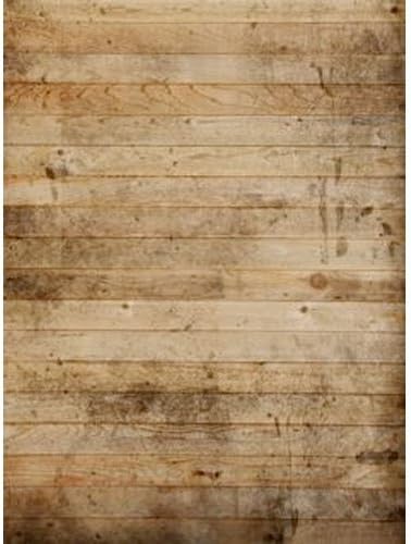 Photography Weathered Faux Wood Floor Drop Background Mat CF1750 Rubber Backing, 8'x8' High Quality Printing, Roll up for Easy Storage Photo Prop Carpet Mat by PHOTOGRAPHY OUTLET