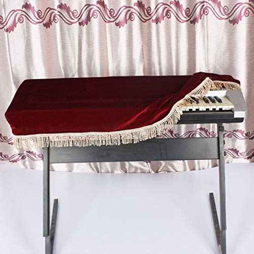 Preisvergleich Produktbild 1 STÜCK Klavier Schutzhülle Weiche Klaviertastatur Abdeckung für 61-Key Elektronische Klavier Indoor Weiche Samt Pleuche Design