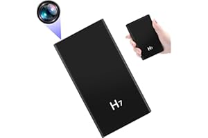 Nisanmoon Cámara Oculta, Mini Cámara Espía con 5000mAh Energía Móvil, HD 1080P Espía Cámara Oculta con Visión Nocturna y Grabación en Bucle