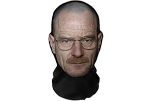 Aristo Solutions Máscara de cara completa con impresión 3D, transpirable, ligera y cómoda, ideal para cosplay, fiestas, Halloween, karnveal y eventos