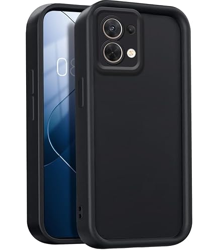 Custodia SEAHAI Per Oppo Reno 8 Pro 5G Con Supporto Nascosto, Antiurto Militare Blu - 3