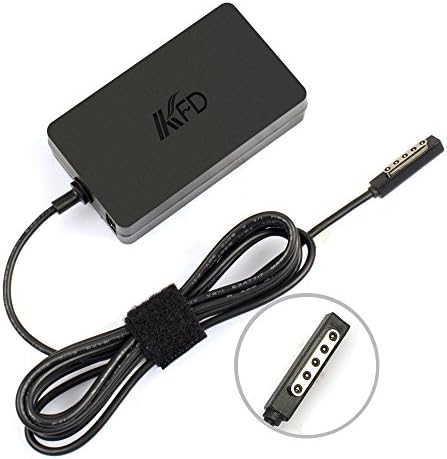 KFD 2015 New 45W UK Mains Laptop AC Adapter Tablet Power Supply Charger for Microsoft Surface Pro, Surface Pro 2, Surface RT, Surface RT 2, 10.6 Windows 8 Tablet, Power Supply with 5V 1A USB Charging Port for USB Enable Device (UK plug is included)