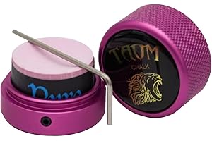 YEUEK TAOM Pool Kreidehalter Runde Form Praktisches Werkzeug Billard Zubehör Magnetische Mini Kreide Spitze Fall Container Runde Box Billard