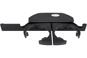 Hlyjoon 51168190205 - Portavasos de Agua Central para Coche (Caja de Almacenamiento, Consola de Coche, portavasos retráctiles, Soporte de Vaso LHD, Soporte de Almacenamiento de Coche digno para E39