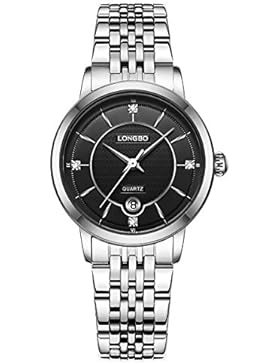 klassische schwarze Zifferblatt Uhr der Frauen mit Diamanten Datumsanzeige Paar Quarzuhr schöne kühle populäre...