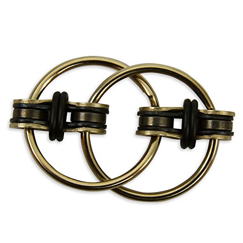 Fidget Toy Durable Steel Bike Chain Flips and Twists with No Noise for Anxiety ADHD Autism Boredom Focus Quitting Smoking Silent Use for Pocket, Desk or Keychain Fiddle (Black) Fidget Toy Durable Steel Bike Chain Flips and Twists with No Noise for Anxiety ADHD Autism Boredom Focus Quitting Smoking Silent Use for Pocket, Desk or Keychain Fiddle (Black)