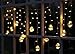 Produktbild Ghope 3M 120er LED Lichtervorhang Lichterkette Lang Globe kugeln Farbwechsel Gartenbeleuchtung für Innen/Außen Warmweiß