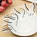 Boyasing Stencils For Perfect Cat Eyeliner And Smoky Eyes 6Pcs Makeup Tool