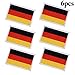 Produktbild FunPa Deutschland Flagge Aufnäher, 6 Stück Airsoft Patches Abzeichen Klett Patches Gestickte Grenze Tactical Military Aufkleber Tags für Hut, Uniform, Rucksack, Kleidung