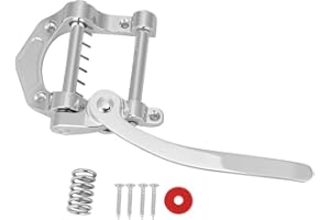 QINLORGO Vibrato Tailpiece Tremolo Guitars Musical Instrument Accessory(Silver)