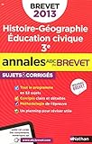 Image de ANNALES BREVET 2013 HIST/GEO/E
