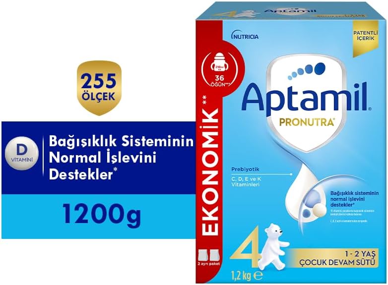 Aptamil 4 Prebiyotikli Çocuk Devam Sütü 1200 Gr