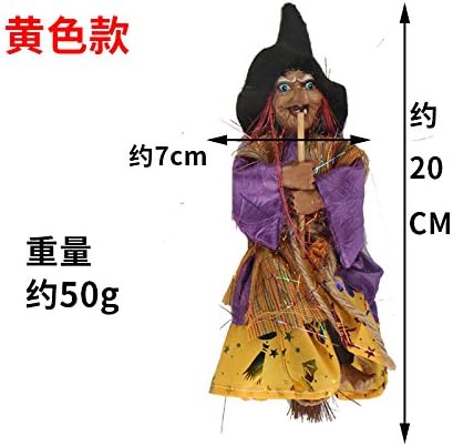 ChengBai Halloween Disney andKTV party decorations female witch ornaments wall hangings scene furnished props toys , Yellow