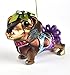 Dachshund - Painted Glass Hanging Decoration 10cm / 4"