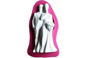 LOVELEGIS Moule en silicone de jeunes mariés - mariage - faveur de mariage - - savon - résine - plâtre - idée cadeau de Noël et d'anniversaire - moules en silicone - moule artisanal