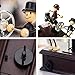 CocoTop Lover Couple Design Plastic Music Box with Wind-up Vintage Mini Sewing Machine Movement for Desk Decoration & Gifts