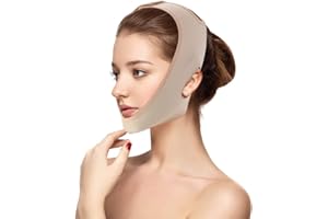 SALMUE Gesicht Abnehmen Maske, Face Lifting Maske, Anti Falten V Gesicht V förmige Gesicht Anti Falten V Gesicht Wange Kinn Anheben Band Face Slimming Gesichtsbandage Gesichtsformer