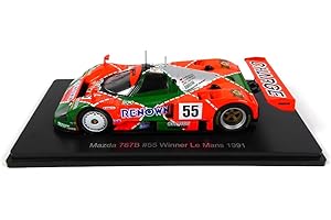 OPO 10 - Mazda 787B #55 Ganador Le Mans 1991 - Weidler-Herbert-Gachot - Spark 1/43 para Hachette Japón - 02