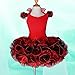 Dressy Daisy Baby Girls' Halter Cupcake Pageant Dresses DIY Shell Party Dress Dance Costume Size 12-18 Months Red