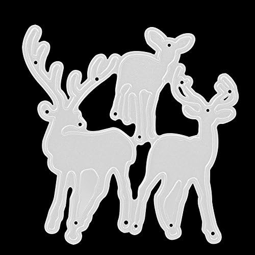 Sika Deer Cutting Dies Stencils DIY Scrapbook Photo Paper Cards Making Party Decoration Tool Gift