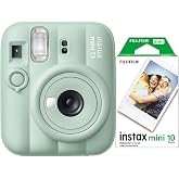 Instax Mini 13 Fotoğraf Makinesi+10'lu film+askı+pil (YEŞİL)