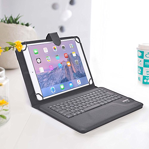 Huawei MediaPad 10 FHD, 10 Link, 10 Link+ Tastaturhülle, COOPER INFINITE EXECUTIVE abnehmbare QWERTY Bluetooth Funktastatur Tragetasche Tabletschutz Folio mit Standfunktion (Schwarz) - 4