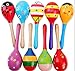 SMO 2pc Wood Maracas Rattle Rattle Shaker music baby rattle baby rattle Mini