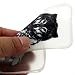 iPhone 5s Painted TPU Luminous Shell,TOCASO Creative Phone Case Silicone Gel Skin Transparent Cover,Novelty Protective Back Case for iPhone 5s,Slim Fit Bumper Shell Cases with Black Stylus and Clean Cloths for Apple iPhone 5 / iPhone 5S - Wolf Campanula